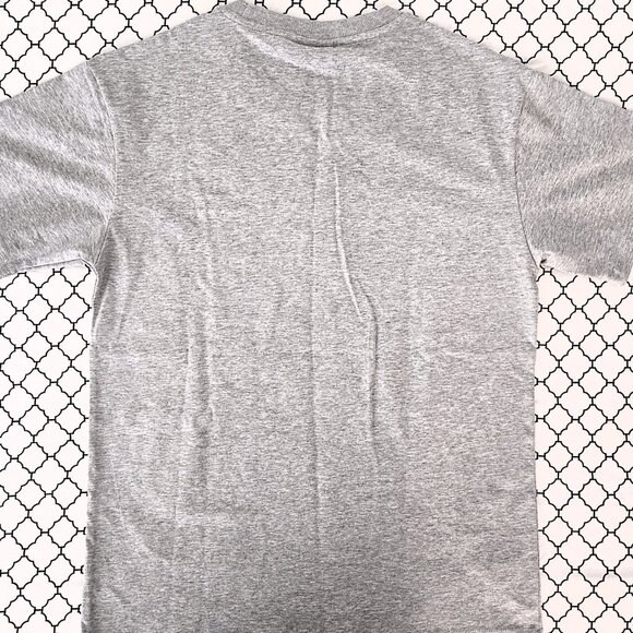 BNWOT Dad Themed Collegiate Logo Grey / Red Heavyweight Tee Shirt Size Med - Picture 3 of 3